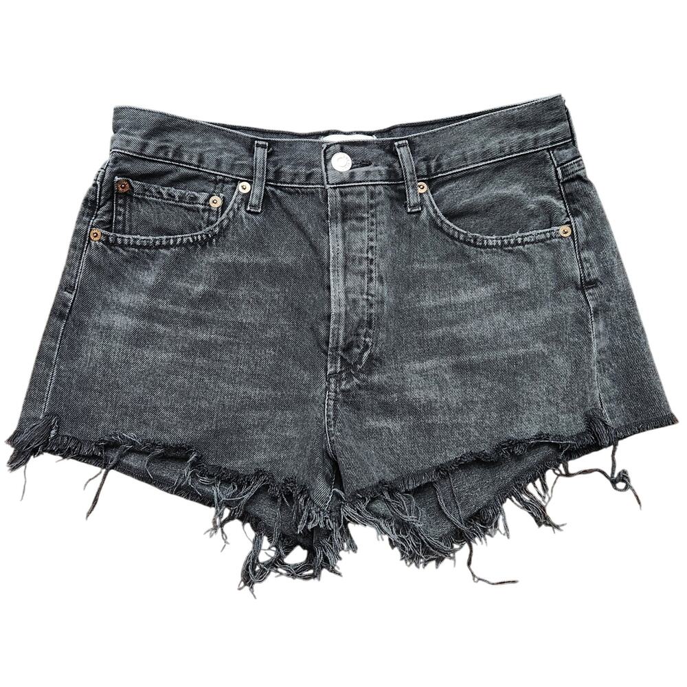 Agolde Parker Button Fly Denim Shorts Size 26